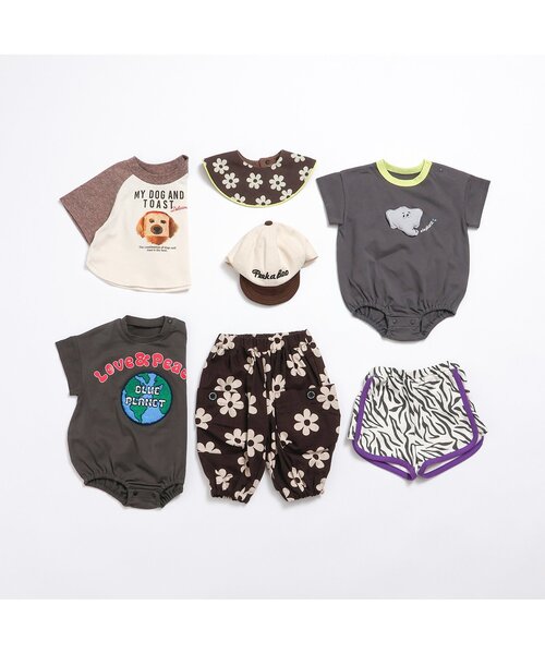 BREEZE（ブリーズ）の「【Bpop】カラフルツイルベビーキャップ（キャップ・キッズ・アイボリー/ミント/オレンジ・46/50）」の17枚目の写真