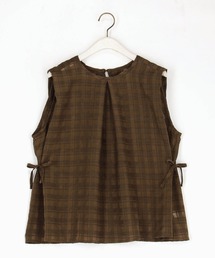 Grand PARK | シアーチェック柄 ノースリーブブラウス(シャツ/ブラウス)