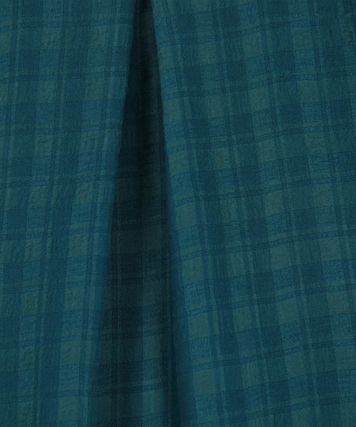 Grand PARK（グランドパーク）の「シアーチェック柄 ノースリーブブラウス（シャツ/ブラウス・レディース・ブラウン/ブラック/ブルー・FREE）」の10枚目の写真