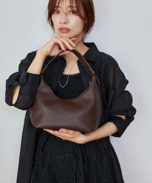 mysty woman(ミスティウーマン)の「ワンショルダーBAG 453136(ショルダーバッグ・レディース・ホワイト/ブラック/グリーン系その他/ブラウン系その他・FREE)」の3枚目の写真
