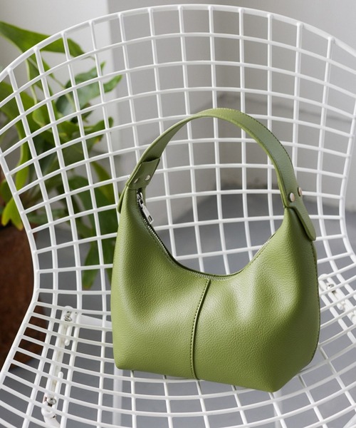 mysty woman(ミスティウーマン)の「ワンショルダーBAG 453136(ショルダーバッグ・レディース・ホワイト/ブラック/グリーン系その他/ブラウン系その他・FREE)」の4枚目の写真