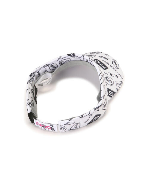 セール】【PING APPAREL】総柄プリントバイザー ＜ACCESSORIES