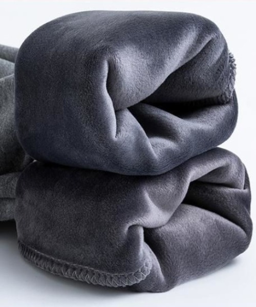 Mela（メラ）の「【マタニティ】裏ボアレギンス（レギンス/スパッツ・レディース・ライトグレー・L）」の4枚目の写真