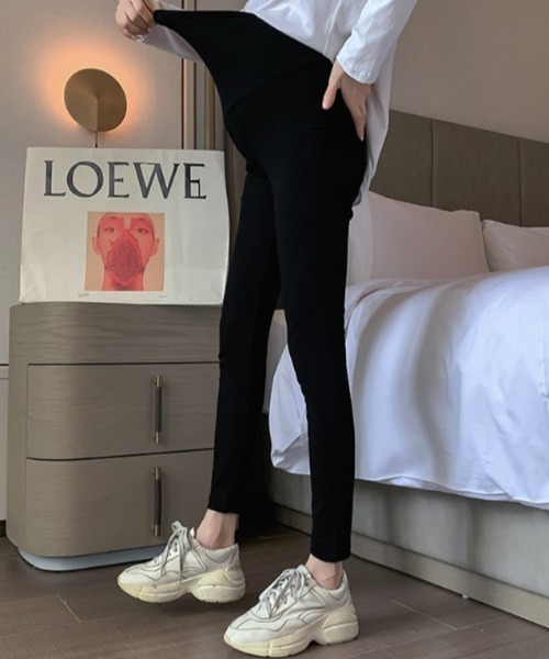 Mela（メラ）の「【マタニティ】裏ボアレギンス（レギンス/スパッツ・レディース・ライトグレー・L）」の7枚目の写真