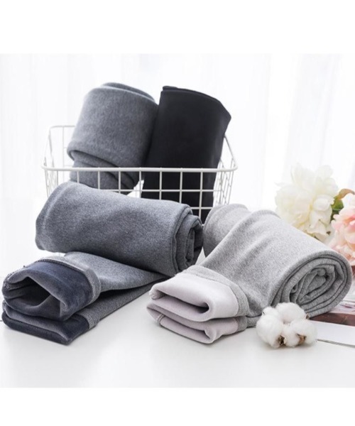 Mela（メラ）の「【マタニティ】裏ボアレギンス（レギンス/スパッツ・レディース・ライトグレー・L）」の8枚目の写真