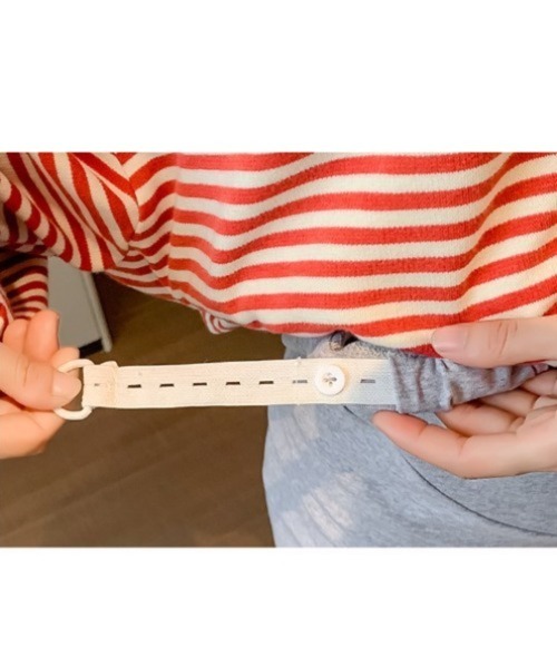 Mela（メラ）の「【マタニティ】裏ボアレギンス（レギンス/スパッツ・レディース・ライトグレー・L）」の15枚目の写真