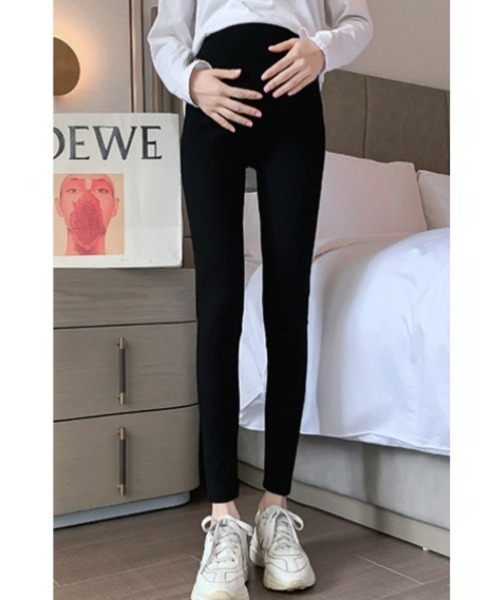 Mela（メラ）の「【マタニティ】裏ボアレギンス（レギンス/スパッツ・レディース・ライトグレー・L）」の16枚目の写真