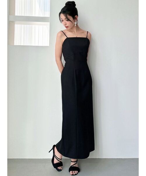 RESEXXY（リゼクシー）の「Iラインキャミワンピース【セットアップ着用可能/ピンクWEB限定カラー】（ワンピース・レディース・ピンク/プラム/アイボリー/ブラック・FREE）」の11枚目の写真