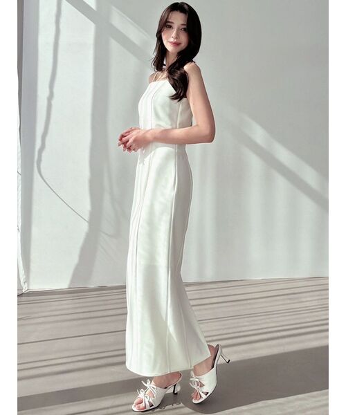 セール】Iラインキャミワンピース【セットアップ着用可能/ピンク