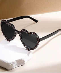 SHEPP（シープ）の「キラキラハートグリッターサングラス（サングラス）」