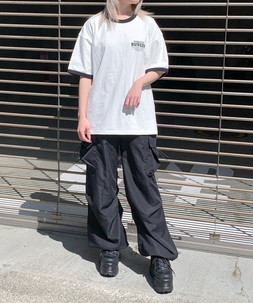 link lot(リンクロット)の「FoodプリントラグランTシャツ / リンガーTシャツ(Tシャツ/カットソー・メンズ・グリーン/レッド/ブラック/レッド系・M/L)」の13枚目の写真