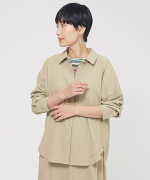 【接触冷感】【吸水速乾】【UV対策】【ウォッシャブル】kireriシャツブラウス