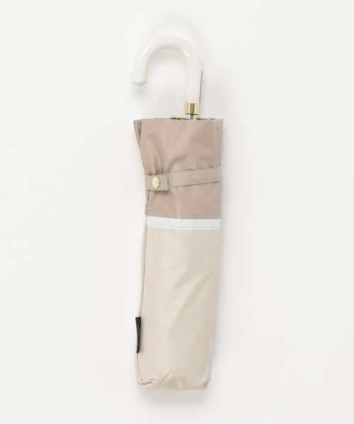 COLONY 2139（コロニートゥーワンスリーナイン）の「UVペールトライカラー55cm折傘（折りたたみ傘・レディース・グレー/ベージュ・FREE）」の3枚目の写真