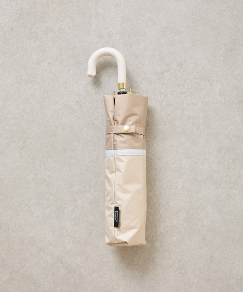 COLONY 2139（コロニートゥーワンスリーナイン）の「UVペールトライカラー55cm折傘（折りたたみ傘・レディース・グレー/ベージュ・FREE）」の13枚目の写真