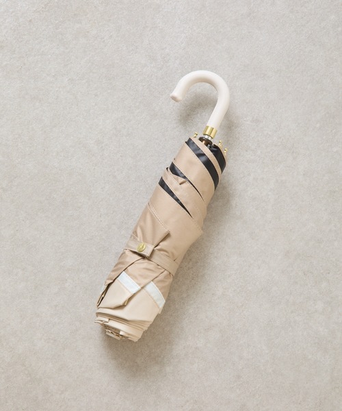 COLONY 2139（コロニートゥーワンスリーナイン）の「UVペールトライカラー55cm折傘（折りたたみ傘・レディース・グレー/ベージュ・FREE）」の12枚目の写真