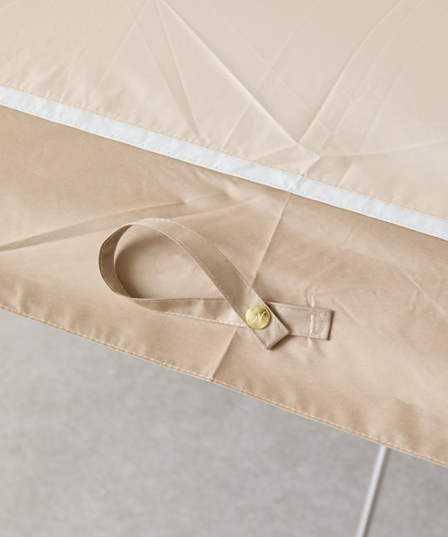 COLONY 2139（コロニートゥーワンスリーナイン）の「UVペールトライカラー55cm折傘（折りたたみ傘・レディース・グレー/ベージュ・FREE）」の10枚目の写真