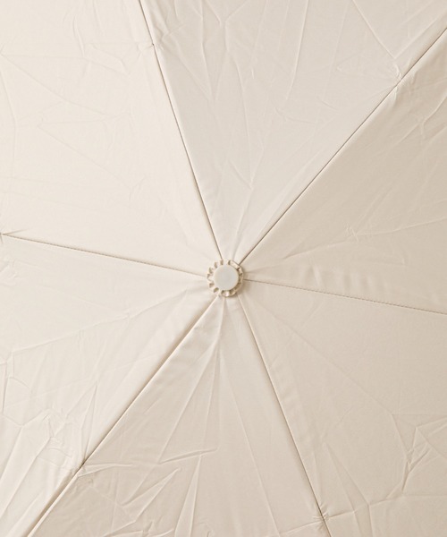 COLONY 2139（コロニートゥーワンスリーナイン）の「UVペールトライカラー55cm折傘（折りたたみ傘・レディース・グレー/ベージュ・FREE）」の9枚目の写真