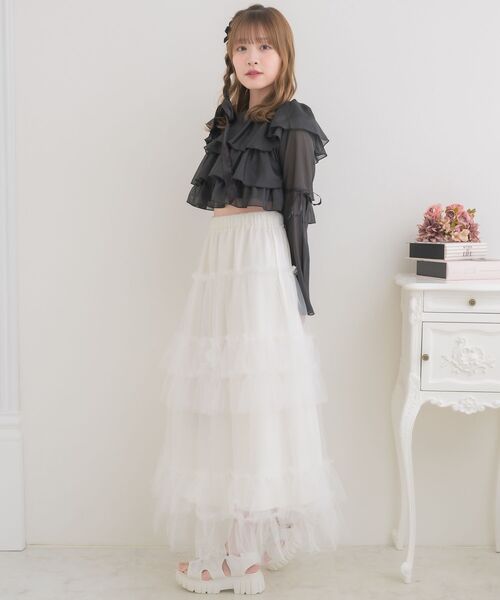 ブラウス シャツ Eglantine バックレースBL レディース RETRO GIRL｜レースタイ付ティアードBL | Rakuten Fashion(楽天