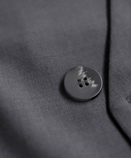 antiqua(アンティカ)の「ダブルジャケット(ノーカラージャケット・レディース・ブラック/グレー・ONE SIZE)」の15枚目の写真