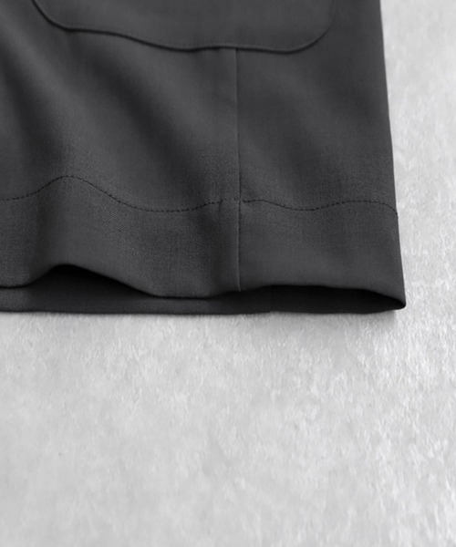 antiqua(アンティカ)の「ダブルジャケット(ノーカラージャケット・レディース・ブラック/グレー・ONE SIZE)」の18枚目の写真