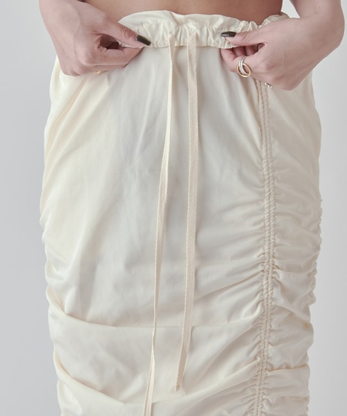 Lui's（ルイス）の「ギャザーデザインスカート（スカート・レディース・アイボリー/ブラック/ブラウン・FREE）」の17枚目の写真