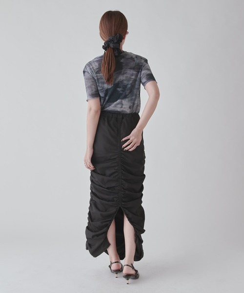 Lui's（ルイス）の「ギャザーデザインスカート（スカート・レディース・アイボリー/ブラック/ブラウン・FREE）」の8枚目の写真