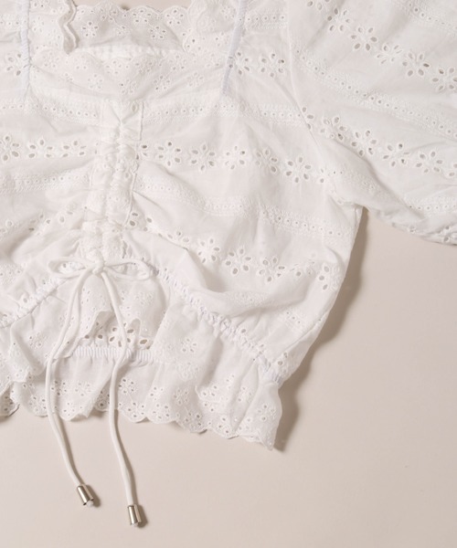 PHILLY(フィリー)の「【春夏仕様★】コットンレースブラウス(シャツ/ブラウス・レディース・ホワイト/ブラック・FREE)」の16枚目の写真