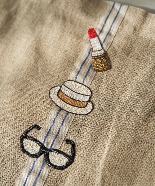 CITRUS（シトラス）の「【大草直子さんコラボ】CITRUS×RONEL×AMARC オリジナル刺繍トートバッグ（トートバッグ・レディース・ナチュラル・FREE）」の11枚目の写真