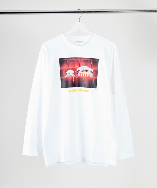 THE BAREFOOT(ベアフット)の「【 ホイッピ&ラッピ 】ロングスリーブTEE WNI(Tシャツ/カットソー・レディース・ブラック/ホワイト/ブラック系その他/ホワイト系その他・FREE)」の1枚目の写真