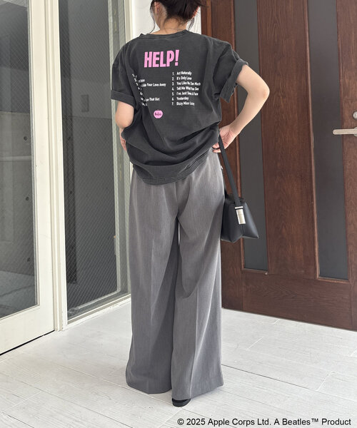 GOOD ROCK SPEED(グッドロックスピード)の「〈GOOD ROCK SPEED〉BEATLES HELP Tシャツ(Tシャツ/カットソー・レディース・ブラック・FREE)」の10枚目の写真