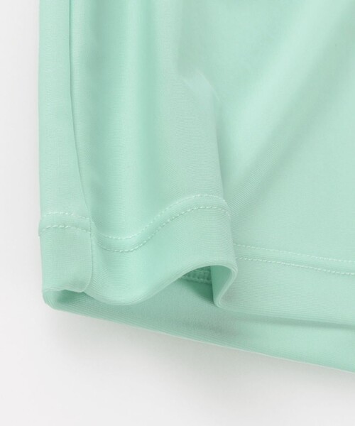 BRANSHES（ブランシェス）の「【水着/SWIM】長袖ラッシュガード（ラッシュガード・キッズ・ライトグリーン/ブラック・110/130/120/150/140/100/90）」の7枚目の写真