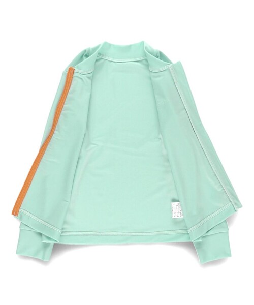 BRANSHES（ブランシェス）の「【水着/SWIM】長袖ラッシュガード（ラッシュガード・キッズ・ライトグリーン/ブラック・110/130/120/150/140/100/90）」の10枚目の写真