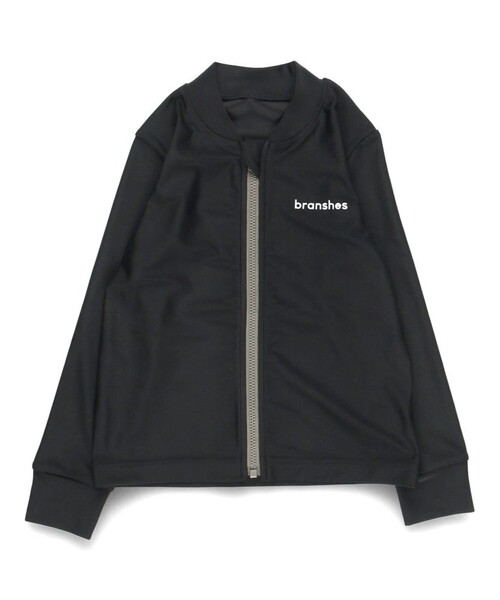BRANSHES（ブランシェス）の「【水着/SWIM】長袖ラッシュガード（ラッシュガード・キッズ・ライトグリーン/ブラック・110/130/120/150/140/100/90）」の13枚目の写真