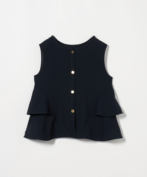 green label relaxing(グリーンレーベルリラクシング)の「サイドフレア 2WAY ジレ プルオーバー(カーディガン/ボレロ・レディース・ブラウン/ネイビー・FREE)」の21枚目の写真