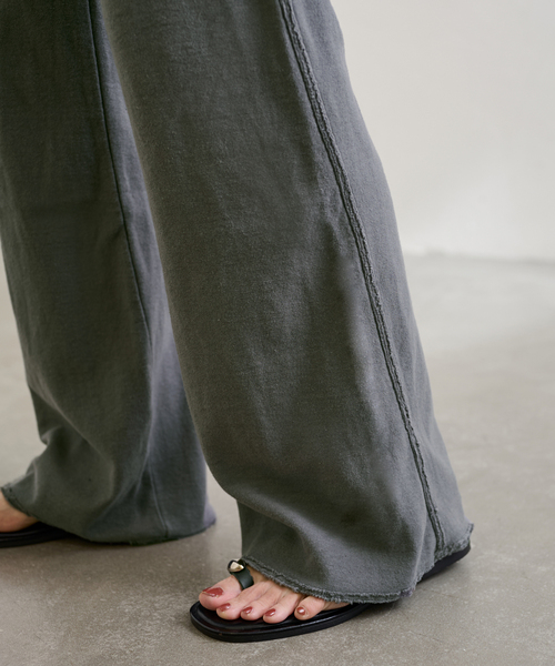 FRAMeWORK（フレームワーク）の「≪追加≫GREYCHORD/グレーコード 別注 LENA パンツ（スウェットパンツ・レディース・グレー/ホワイト系その他・FREE）」の6枚目の写真