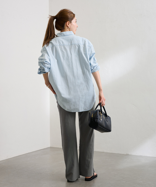 FRAMeWORK（フレームワーク）の「≪追加≫GREYCHORD/グレーコード 別注 LENA パンツ（スウェットパンツ・レディース・グレー/ホワイト系その他・FREE）」の11枚目の写真