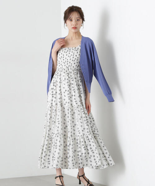 PROPORTION BODY DRESSING（プロポーションボディドレッシング）の「＜Ｅ＞小花柄ティアードワンピース / 1215147500（ワンピース・レディース・ホワイト/ブラック・SMALL/MEDIUM）」の13枚目の写真