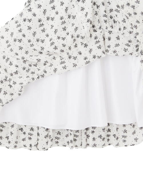 PROPORTION BODY DRESSING（プロポーションボディドレッシング）の「＜Ｅ＞小花柄ティアードワンピース / 1215147500（ワンピース・レディース・ホワイト/ブラック・SMALL/MEDIUM）」の19枚目の写真