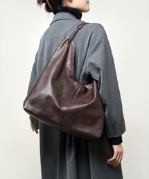 【 NiiNa / ニーナ 】高品質牛革 ワンハンドル タンニン レザーショルダーバッグ