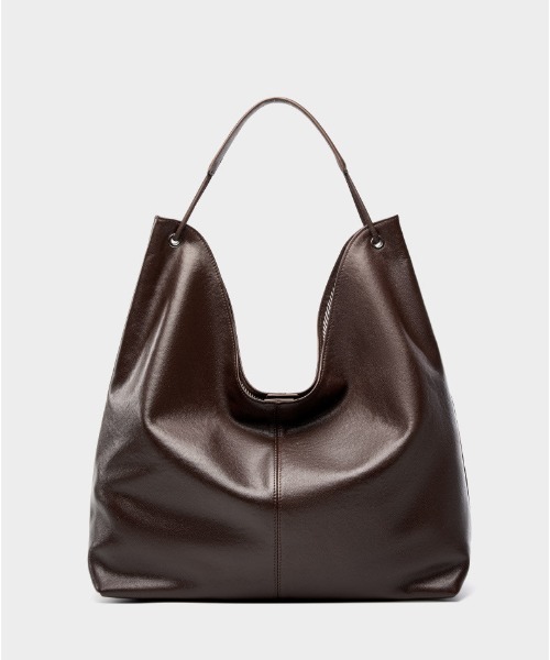 NiiNa(ニーナ)の「【 NiiNa / ニーナ 】高品質牛革 ワンハンドル タンニン レザーショルダーバッグ(ショルダーバッグ・レディース・ダークブラウン/ブラウン/ブラック・FREE)」の16枚目の写真