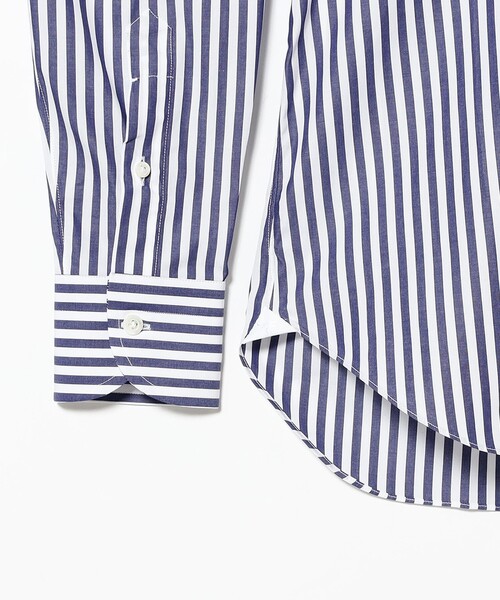 BEAMS F(ビームスエフ)の「【別注】Maria Santangelo / ANDREA ロンドンストライプ ワイドカラーシャツ(シャツ/ブラウス・メンズ・ネイビー・41/40/39/38/37)」の5枚目の写真
