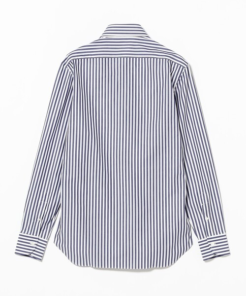 BEAMS F(ビームスエフ)の「【別注】Maria Santangelo / ANDREA ロンドンストライプ ワイドカラーシャツ(シャツ/ブラウス・メンズ・ネイビー・41/40/39/38/37)」の6枚目の写真