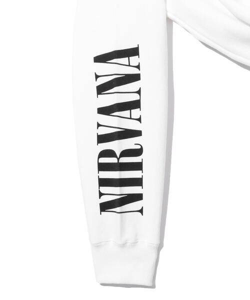 NIRVANA（ニルヴァーナ）の「NIRVANA/ニルヴァーナ/ NEVERMIND PARKA/コラボパーカー《メンズ・ウィメンズ・ユニセックス》（パーカー・メンズ・ホワイト・S/M/L/XL）」の6枚目の写真
