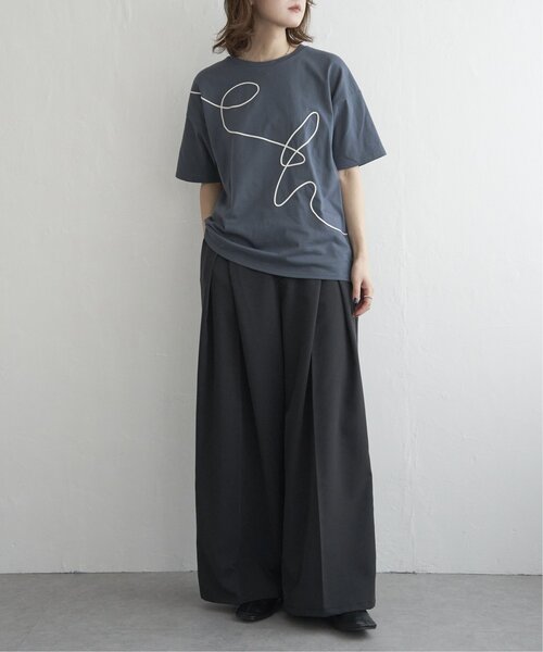 セール】アートコード刺繍ルーズT（Tシャツ/カットソー）｜notch