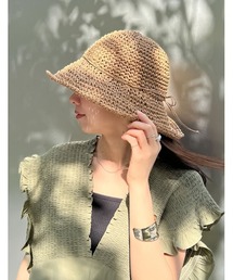 Re:EDIT | シンプル細編みペーパーハット(ハット)