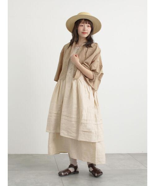 セール】【WEB限定 Sサイズ】ノースリピンタックワンピース