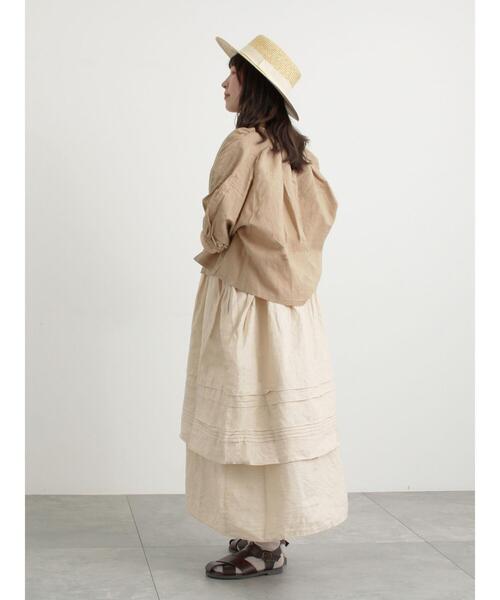ワンピース　あおまるsama ZUCCa / S コットンバックサテン / ワンピース(M charcoal gray