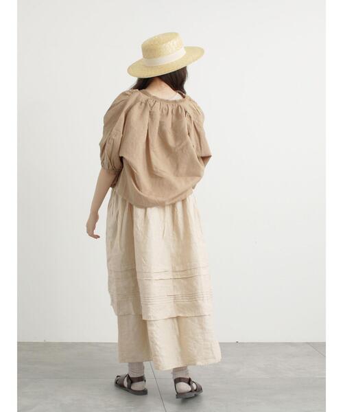 新品正規品  WEB限定 Sサイズ】ノースリピンタックワンピース（ワンピース ワンピース