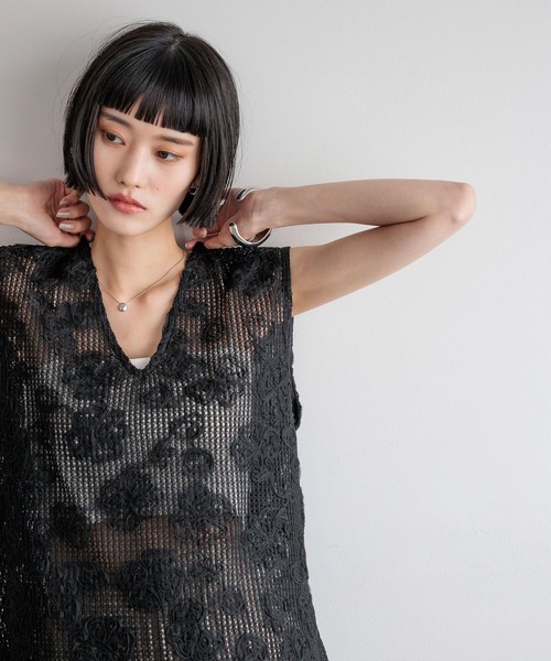 LOWRYS FARM（ローリーズファーム）の「3Dレースベスト 492172