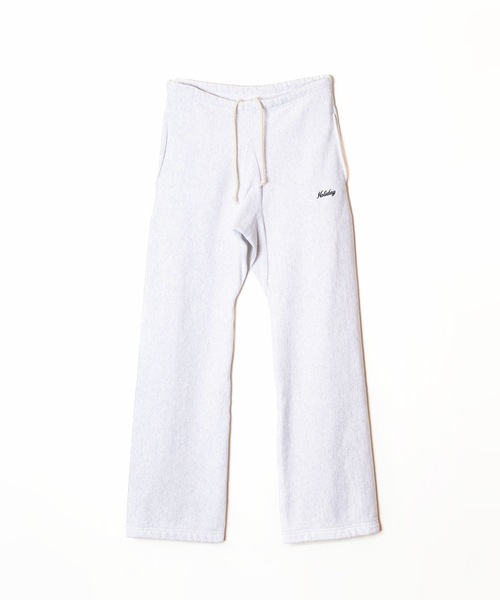 HOLIDAY（ホリデイ）の「ULTRA HEAVY SWEAT WIDE PANTS (HOLIDAY) ウルトラヘビースウェットワイドパンツ (ホリデイ)（スウェットパンツ・レディース・ブラック/シルバーグレー・ONE SIZE）」の2枚目の写真